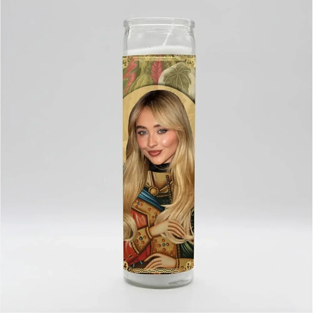 SABRINA CARPETNER PRAYER CANDLE
